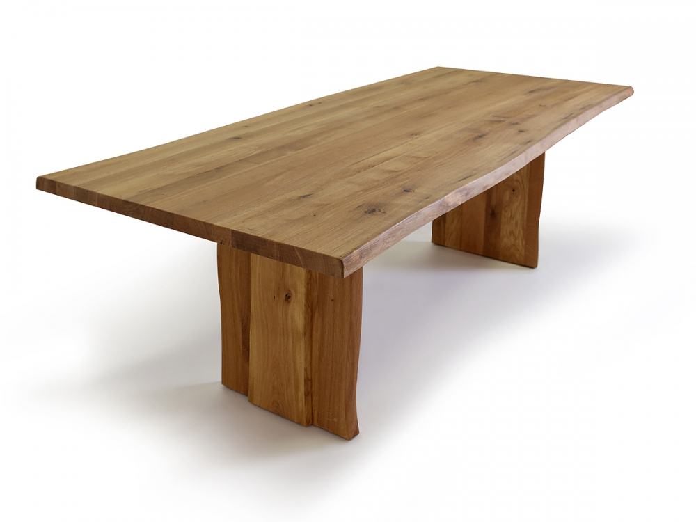 TREE Baumtisch mit Baumkante Esstisch Tisch Vollmassiv ...